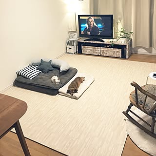 100均 ジョイントマット木目調の商品を使ったおしゃれなインテリア実例 Roomclip ルームクリップ