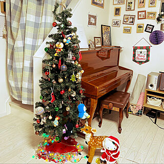 クリスマスツリー出しました/クリスマスツリー180cm/クリスマスツリー/こどもと暮らす/一軒家...などのインテリア実例 - 2022-12-07 10:17:01