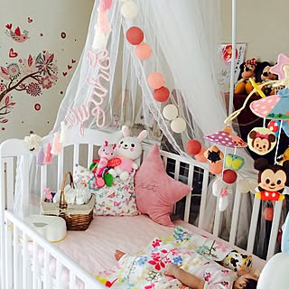 天蓋 ベビーベッドのおすすめ商品とおしゃれな実例 ｜ RoomClip  