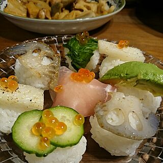 ひなまつりごはん/手まり寿司のインテリア実例 - 2016-03-03 19:52:17