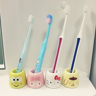 バス/トイレ/SANRIO/歯ブラシスタンドのインテリア実例 - 2014-11-04 21:02:42