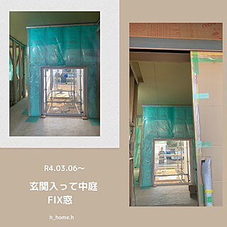 玄関/FIX窓/スロープのある家/窓/マイホーム建設中...などのインテリア実例 - 2022-03-11 07:41:52