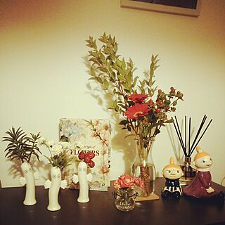 棚/ムーミン好き/花瓶/雑貨/Moomin shop...などのインテリア実例 - 2015-02-01 00:41:12