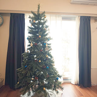 リビング/クリスマス/christmas tree/ツリー 180cm/Christmas...などのインテリア実例 - 2020-12-06 09:36:37