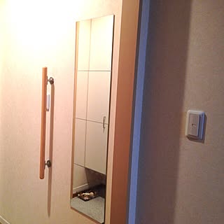 玄関/入り口/IKEA/鏡のインテリア実例 - 2013-09-30 22:11:56
