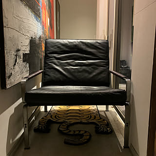 椅子/建築家デザイン家具/ART/絵/チベタンタイガーラグのインテリア実例 - 2019-10-29 08:19:52