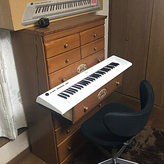 電子ピアノの台/デッドスペース/部屋全体のインテリア実例 - 2021-10-23 19:33:49