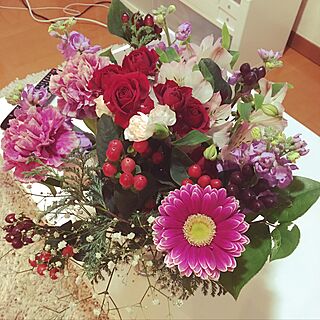 リビング/お花かわいいのインテリア実例 - 2016-12-22 19:44:58