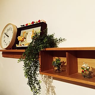 壁/天井/いなざうるす屋のフェイクグリーン/無印良品/フェイクグリーン/RIKI Clock...などのインテリア実例 - 2014-10-07 22:14:17