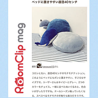 コメントお気遣いなく♡/RoomClip運営チームの皆様に感謝♡/RoomClip mag 掲載/触り心地/癒し...などのインテリア実例 - 2022-12-09 21:39:24