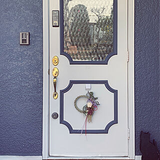 しめ飾り手作り/わが家のドア/玄関/入り口のインテリア実例 - 2020-10-13 14:00:04