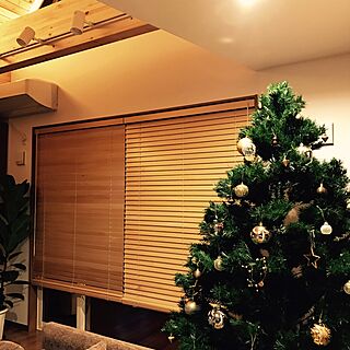 クリスマス/木のぬくもり/オーナメントボール/オーナメント/三角屋根の家...などのインテリア実例 - 2016-11-14 17:50:56