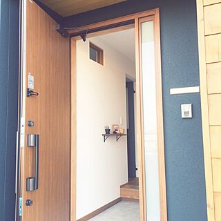 玄関/入り口/真鍮の表札のインテリア実例 - 2016-05-11 20:14:59