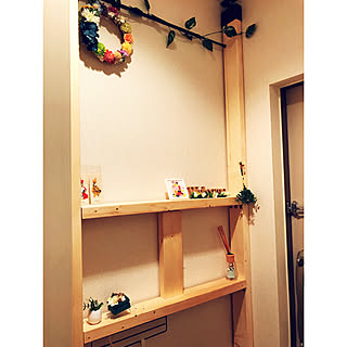 つっぱり棒 コーナンのおしゃれなアレンジ 飾り方のインテリア実例 Roomclip ルームクリップ