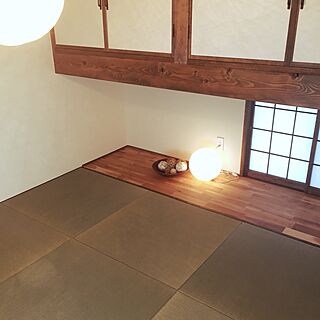 新築一軒家/和室/琉球畳風/部屋全体/和な感じのインテリア実例 - 2017-04-14 14:08:57