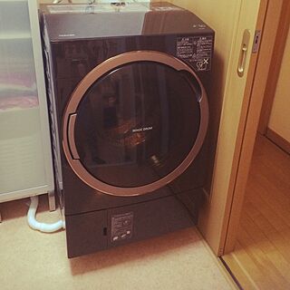 ドラム式洗濯機 TOSHIBA洗濯機のおしゃれなアレンジ・飾り方の 