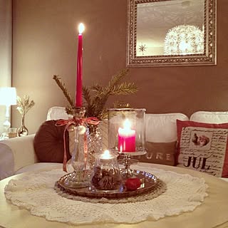 リビング/Christmas/antique/decoration/Candle...などのインテリア実例 - 2012-12-30 23:49:11