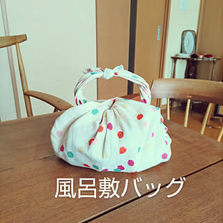 キッチン/ご覧いただきありがとうございます。/RCの出会いに感謝♡/風呂敷バッグ/コメント返せません。スルーして下さい。のインテリア実例 - 2022-07-24 11:46:35