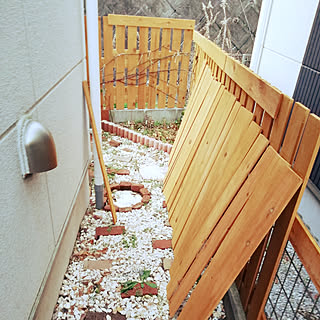 玄関/入り口/手作りフェンス/ペンキ塗りのインテリア実例 - 2019-02-04 19:18:40
