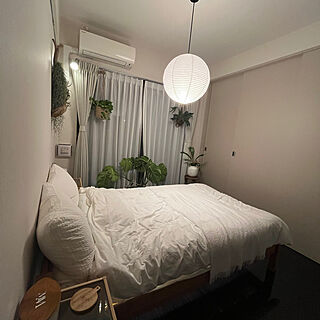 ベッド周り/無印良品/ナチュラル/IKEA/間接照明...などのインテリア実例 - 2024-04-05 23:28:53