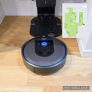 部屋全体/ロボット掃除機/モニターではありません/Roomba i7+/ロボット掃除機の基地...などのインテリア実例 - 2022-09-04 22:41:36