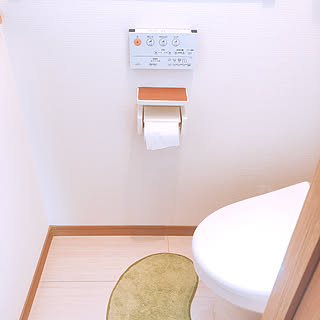 バス/トイレ/トイレマット/セリア/リメイクシート/トイレットペーパーホルダー...などのインテリア実例 - 2018-08-21 11:09:02