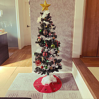 クリスマスツリー150cm/クリスマス/クリスマスツリー/マット＆ラグファクトリー/マット...などのインテリア実例 - 2021-11-20 14:34:04