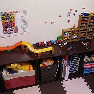 壁/天井/おもちゃ収納/トミカのインテリア実例 - 2017-03-29 15:35:28