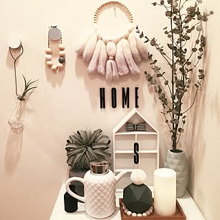 玄関/入り口/haru711さんのweaving/フランフラン/H&M HOME/IKEA...などのインテリア実例 - 2016-08-05 00:18:55