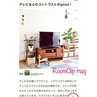 壁/天井/記録用/子供スペース/RoomClip mag/IKEAトロファスト...などのインテリア実例 - 2017-07-17 11:17:09