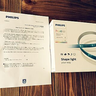 机/Philips Hueライトリボンプラス/フォロー&いいね ありがとうございます♡/フォローすごく嬉しいです♡/モニター当選...などのインテリア実例 - 2016-12-18 12:59:58