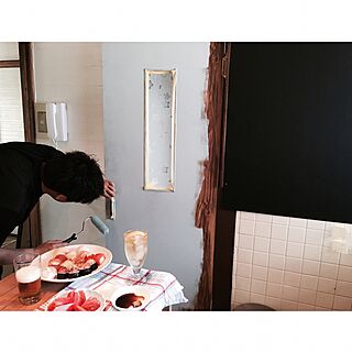 キッチン/チョークボードペイント/黒板/黒板塗料/古民家...などのインテリア実例 - 2016-08-07 19:03:11