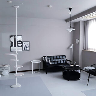 部屋全体/IKEA/シンプル/白黒/モノトーン...などのインテリア実例 - 2022-08-05 18:54:29