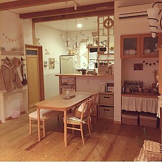 部屋全体/ルーバーDIY/冷蔵庫リメイク/2×4材/洋服ラック...などのインテリア実例 - 2016-11-18 19:07:42