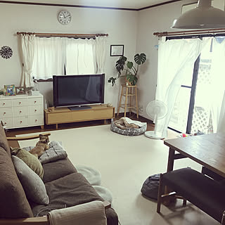 部屋全体/urbanpaw/100均/キャトルセゾン/IKEA...などのインテリア実例 - 2017-09-18 11:12:39