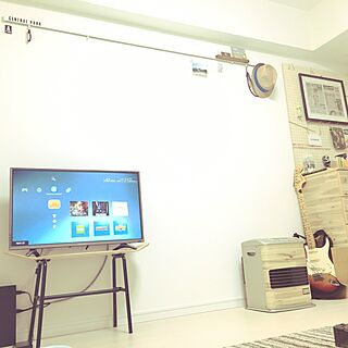 テレビ/テレビ周り/DIY/スケートボードテーブル/壁/天井...などのインテリア実例 - 2016-02-24 22:43:49