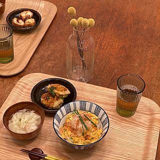 食器/ドライフラワー/晩ご飯/おうちごはん/机...などのインテリア実例 - 2021-10-30 07:57:38