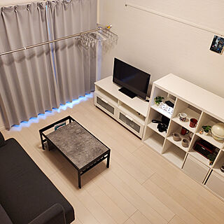 部屋全体/IKEA/IKEAの棚/一人暮らし/カラックス...などのインテリア実例 - 2021-03-18 11:04:45