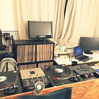 DJ BOOTH/書斎/趣味/DJ部屋/DJブースのインテリア実例 - 2017-01-12 17:42:22