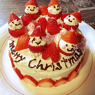 キッチン/手作り/クリスマスケーキのインテリア実例 - 2014-12-24 16:34:29