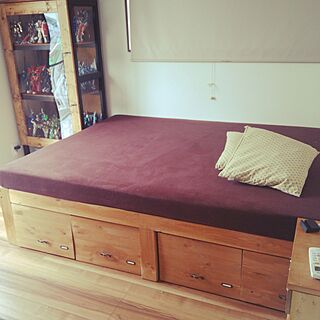 ベッド周り/DIY/無印良品のインテリア実例 - 2016-05-25 09:07:15