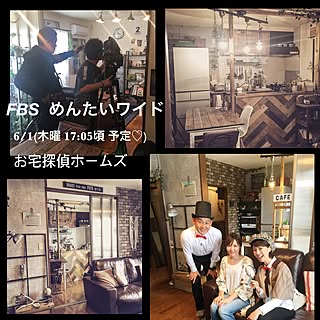 壁/天井/6/1 お宅探偵ホームズ/FBSめんたいワイド/TV撮影/賃貸DIY...などのインテリア実例 - 2017-05-30 17:41:54