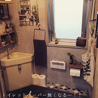 バス/トイレ/ランタンタイル/DIY-tile/サボリーマン/塩系インテリアの会...などのインテリア実例 - 2016-07-27 07:41:30