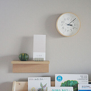 棚/時計のある風景/無印良品 壁に付けられる家具/RIKI/RIKI Clock...などのインテリア実例 - 2023-10-21 21:58:05