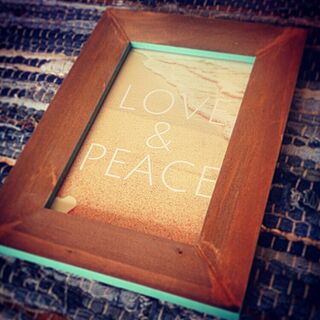 机/love&peace/ポストカード/cowcow/フレーム...などのインテリア実例 - 2015-02-14 15:19:29