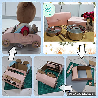 ハンドメイド/工作/ぬいぐるみ用/ダンボール工作/ビタクラフトのある暮らし...などのインテリア実例 - 2020-07-24 03:00:38