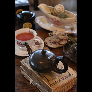 机/tea time/antique/アンティーク/vintage...などのインテリア実例 - 2017-11-20 08:44:22