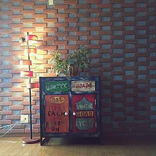 壁/天井/DIY/レンガ/観葉植物/ハンドメイドのインテリア実例 - 2017-05-18 12:18:03