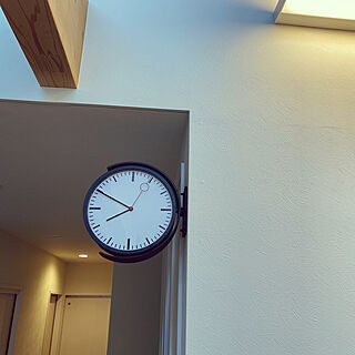 両面時計/IKEAの時計/IKEA/吹き抜けのある家/いいね、フォロー本当に感謝デス☺︎...などのインテリア実例 - 2020-10-18 22:11:49
