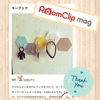 ワイヤー/キーフック/アイロンビーズ/RoomClip mag/玄関/入り口のインテリア実例 - 2019-08-08 05:02:59